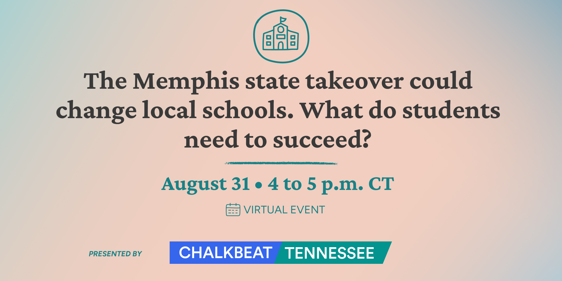 Virtual event: The Memphis state takeover could change local education. What do students need to succeed?