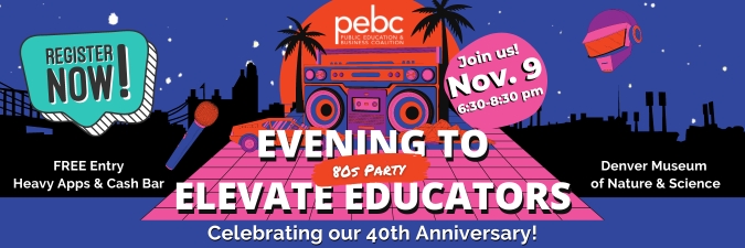 80s Party: Evening to Elevate Educators & PEBC’s 40th Anniversary
