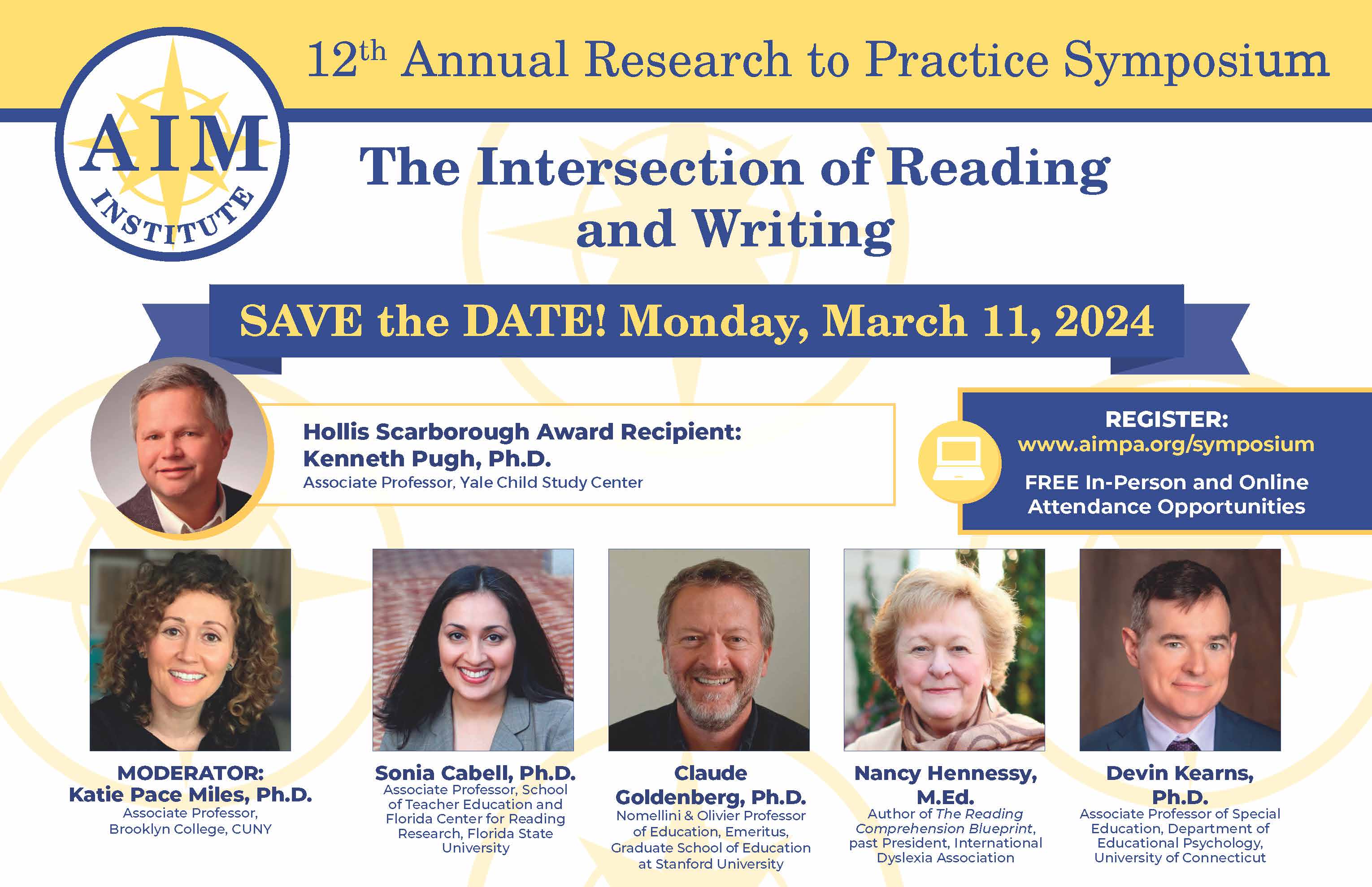 The Intersection of Reading and Writing – Research to Practice Symposium