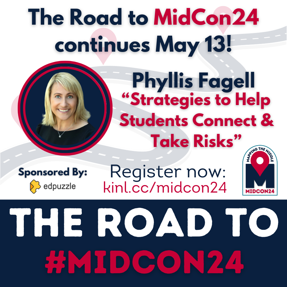 Road to MidCon – “Strategies to Help Students Connect and Take Risks” featuring Phyllis Fagell