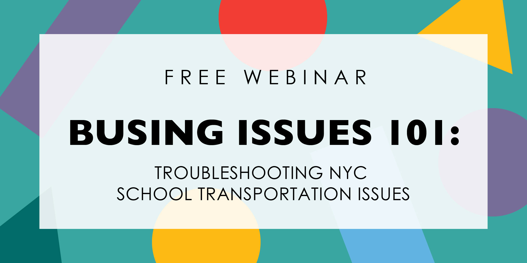 Busing Issues 101: Troubleshooting NYC School Transportation Issues