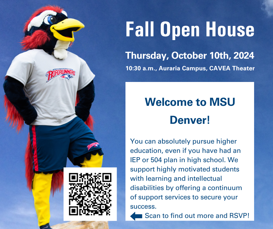 Inclusive Higher Education Solutions Open House for Prospective MSU Denver Student