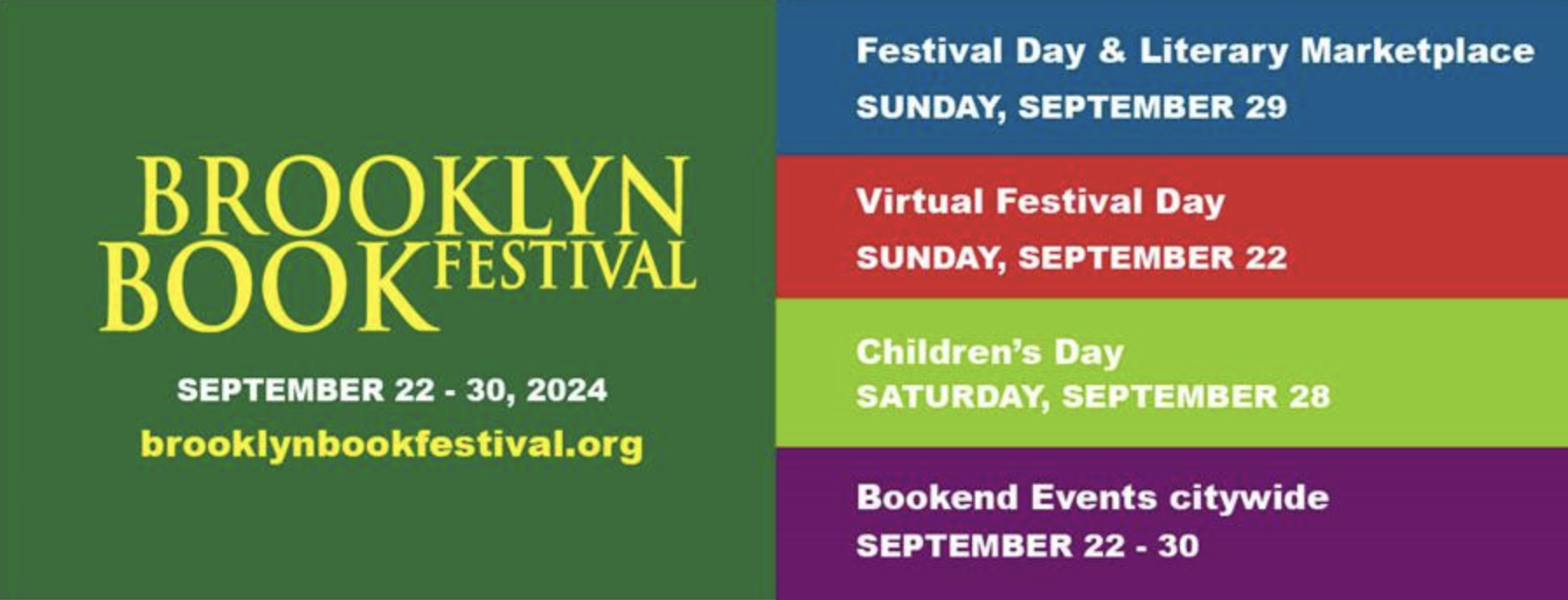 Brooklyn Book Bodega @ Brooklyn Book Festival Children’s Day (Informational Only)