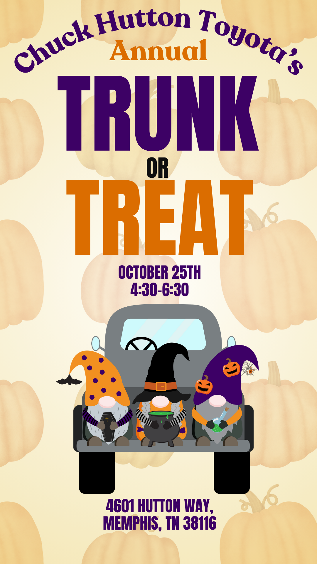 Chuck Hutton Toyota’s Annual Trunk or Treat