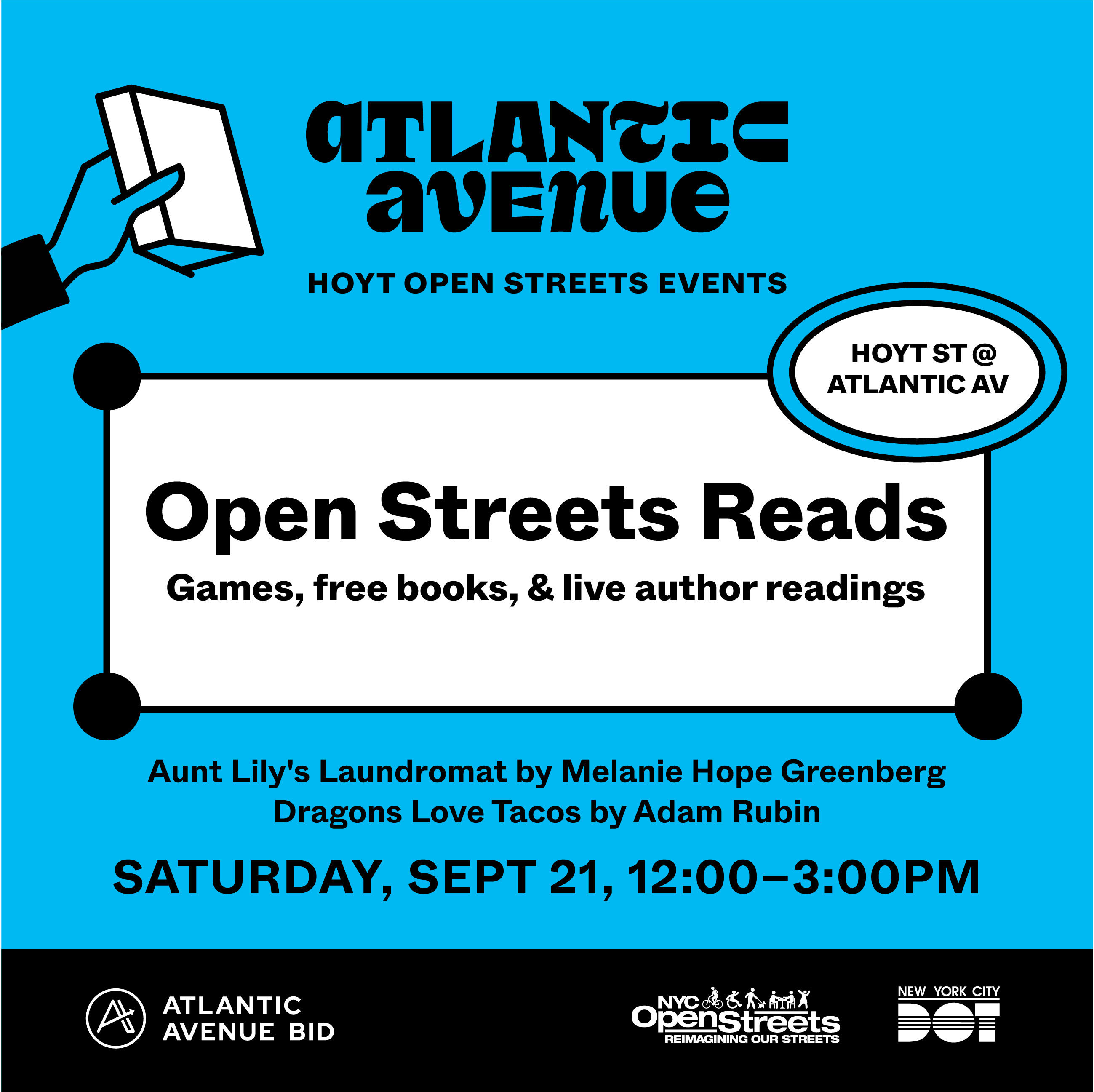 Brooklyn Book Bodega @ Open Streets Reads (Book Giveaway All Ages)