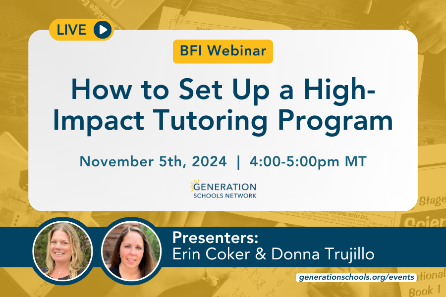 How to Set Up a High-Impact Tutoring Program