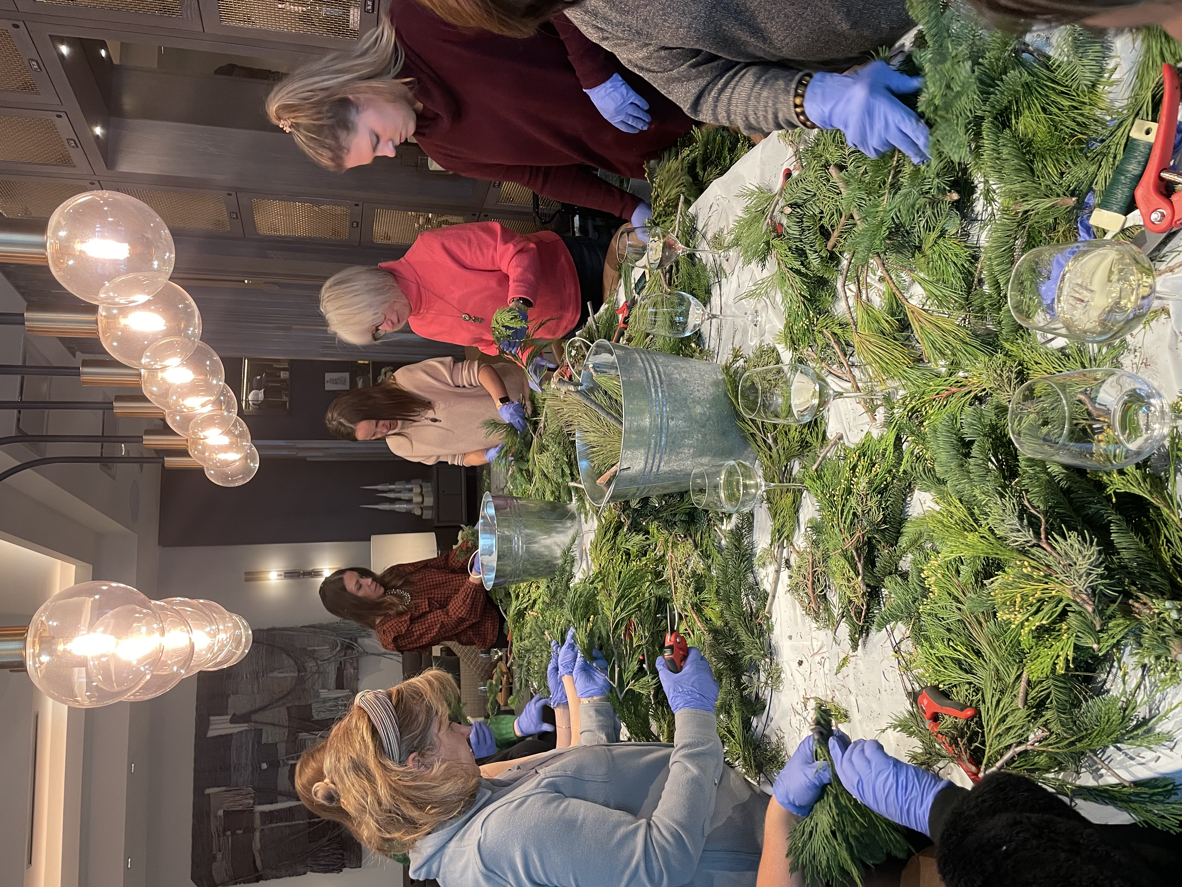 Holiday Wreath Workshop at Hotel Clio