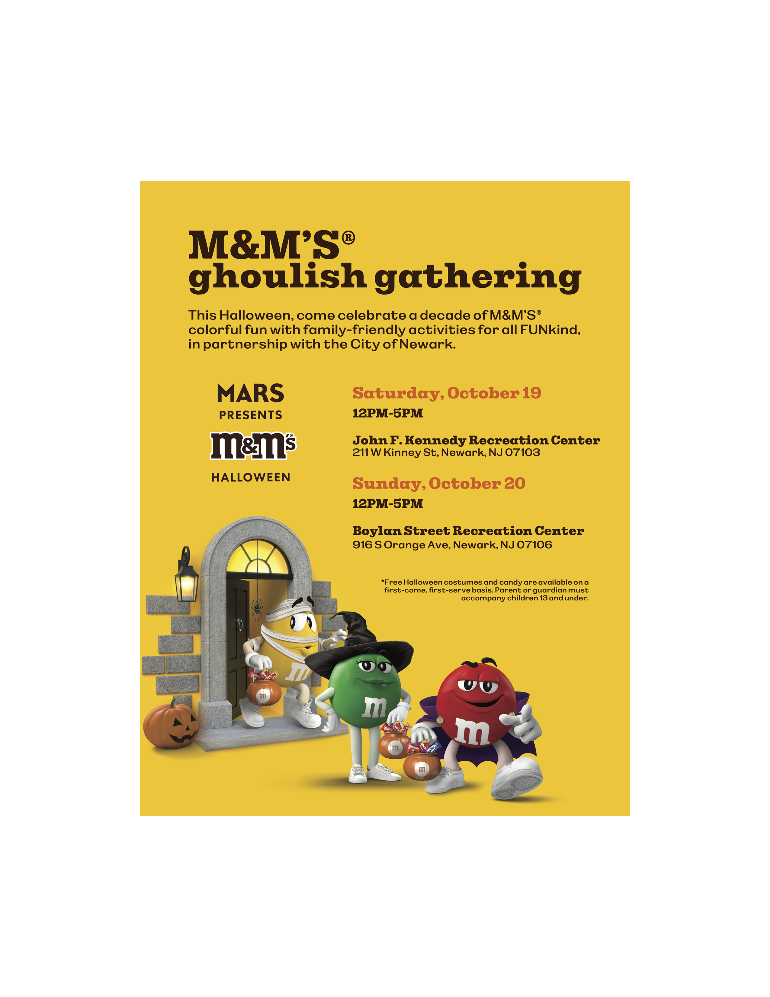 M&M’S® Halloween in Newark 2024