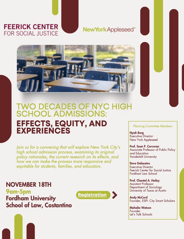 Two Decades of NYC High School Admissions: Effects, Equity, and Experiences 2024