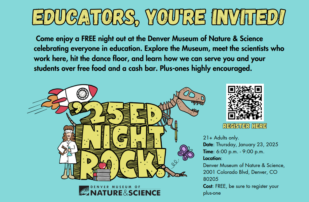 2025 Educators Night at the Denver Museum of Nature and Science