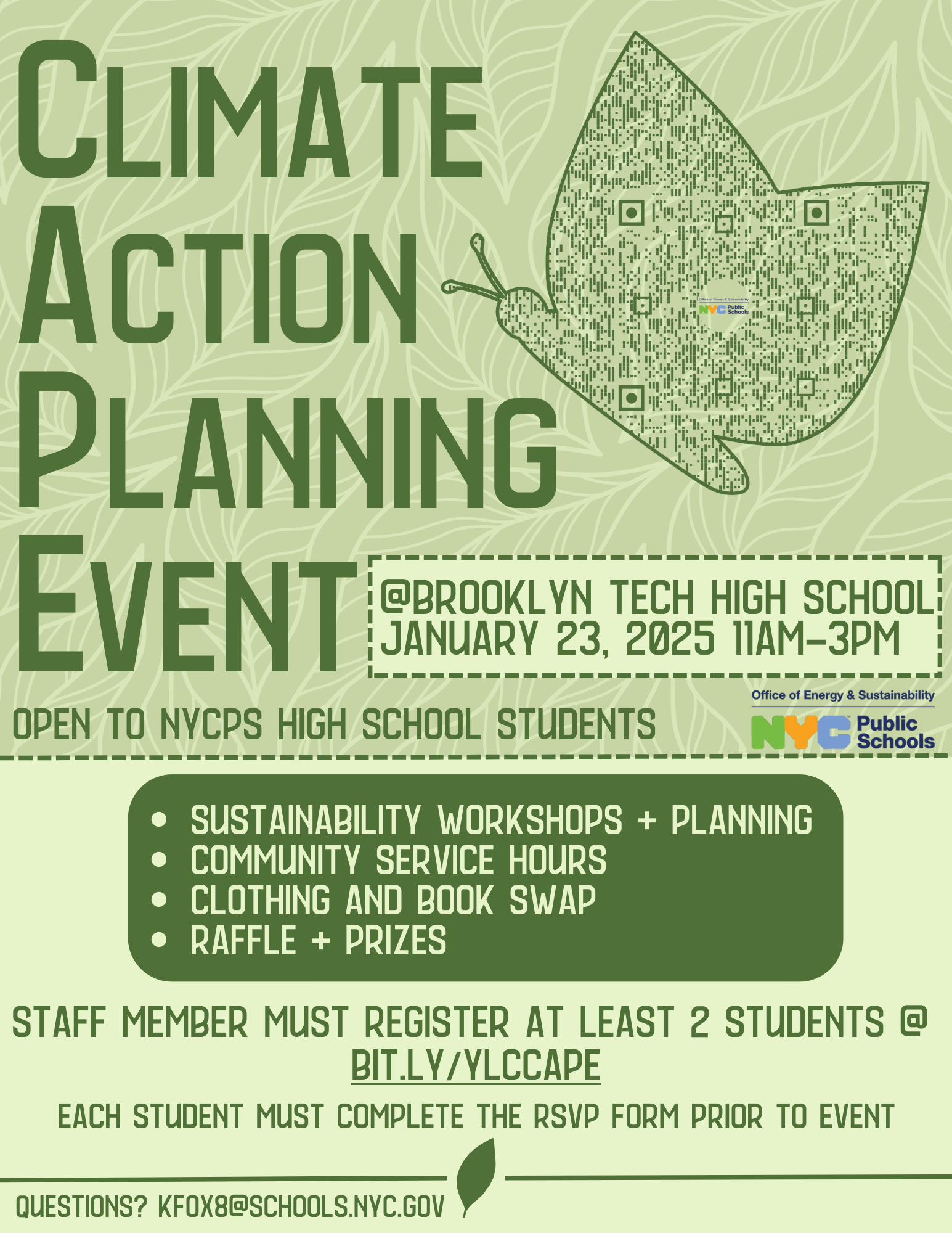 High School Youth Climate Planning Event