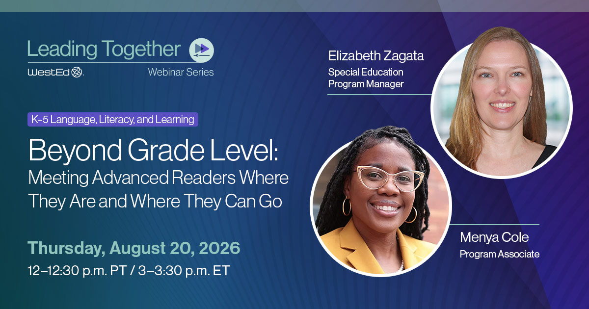 Beyond Grade Level: Meeting Advanced Readers Where They Are and Where They Can Go