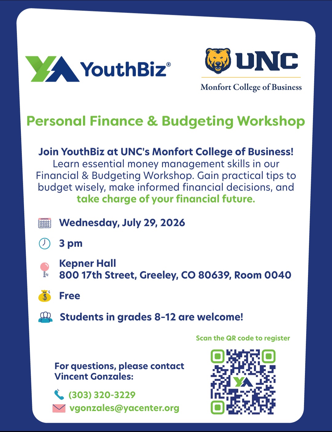 Youthbiz: Budgeting & Personal Finance Workshop
